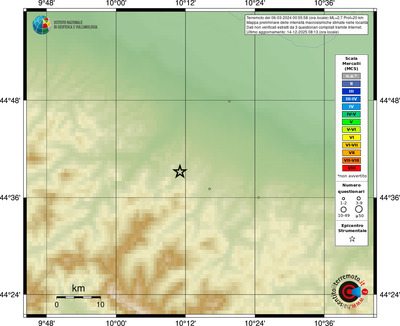 Mappa MCS - località