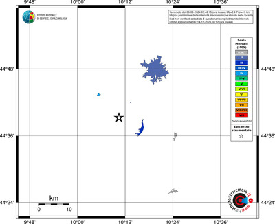 Mappa MCS - territori località
