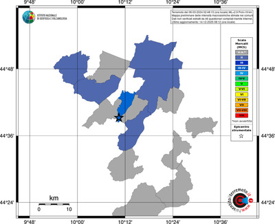 Mappa MCS - territori comuni