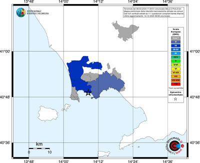 Mappa EMS - territori comuni