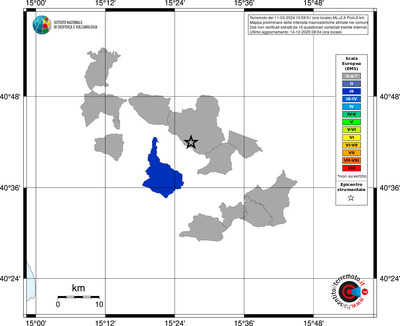 Mappa EMS - territori comuni