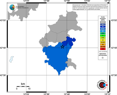 Mappa EMS - territori comuni