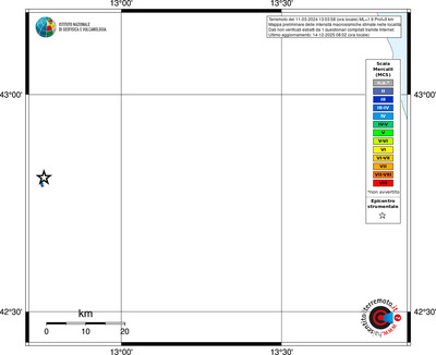 Mappa MCS - territori località
