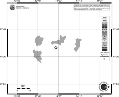 Mappa EMS - territori comuni