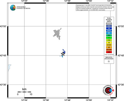 Mappa EMS - territori località