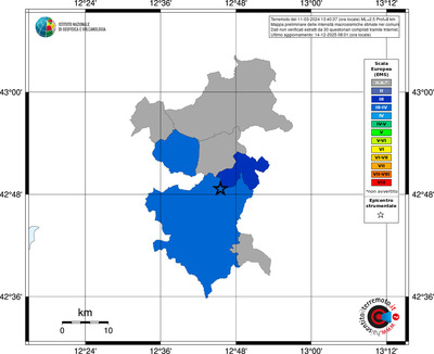 Mappa EMS - territori comuni