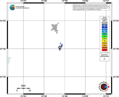 Mappa EMS - territori località