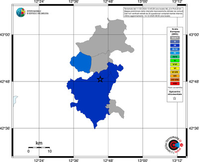 Mappa EMS - territori comuni