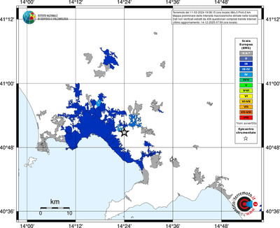 Mappa EMS - territori località