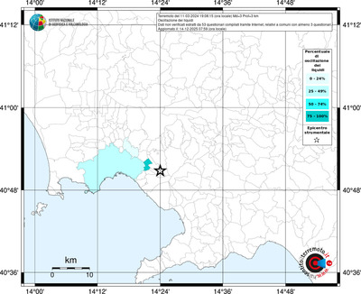 Mappa territorio comunale con almeno 3 questionari