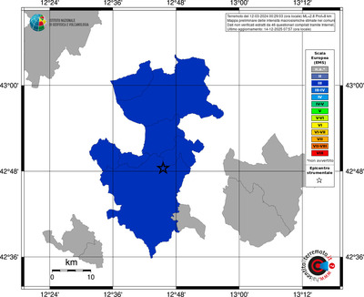 Mappa EMS - territori comuni