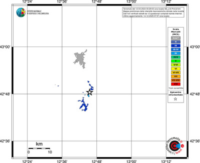 Mappa MCS - territori località
