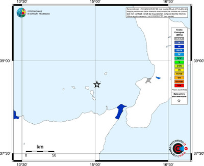 Mappa EMS - territori comuni