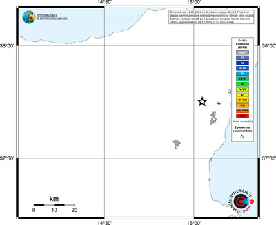 Mappa EMS - territori località