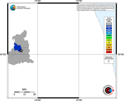 Mappa EMS - territori comuni