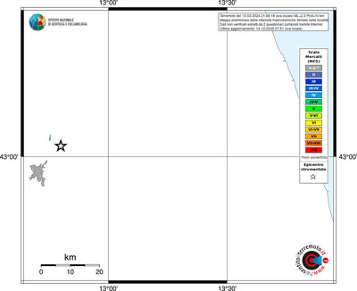 Mappa MCS - territori località