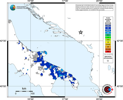 Mappa EMS - territori comuni