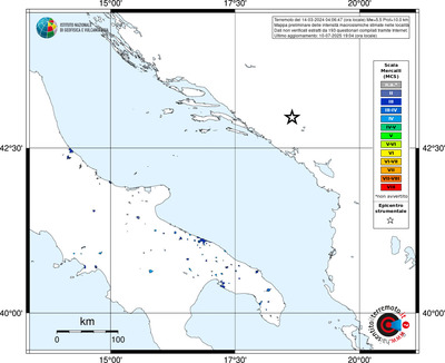 Mappa MCS - territori delle località