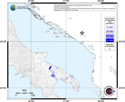 Mappa territorio comunale con almeno 3 questionari