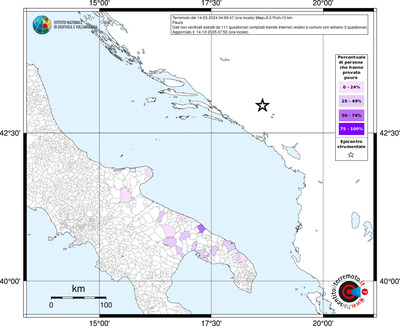 Mappa territorio comunale con almeno 3 questionari