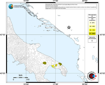 Mappa territorio comunale con almeno 3 questionari