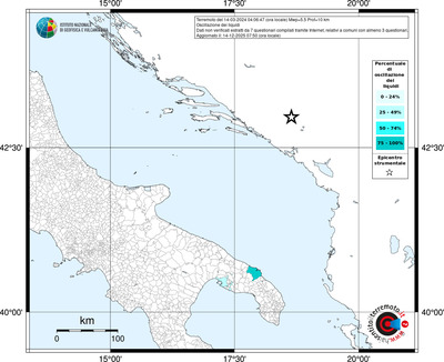 Mappa territorio comunale con almeno 3 questionari