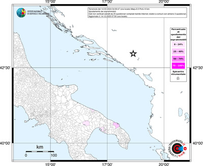 Mappa territorio comunale con almeno 3 questionari
