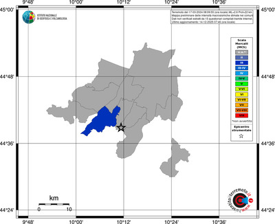 Mappa MCS - territori comuni