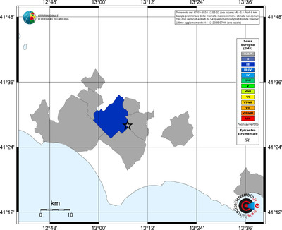 Mappa EMS - territori comuni