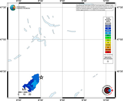 Mappa EMS - territori comuni