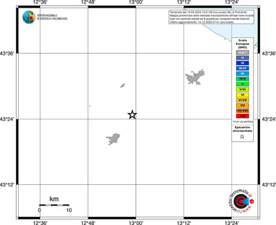 Mappa EMS - territori località