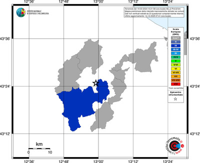Mappa EMS - territori comuni