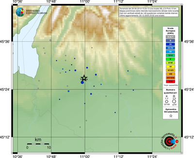 Mappa EMS - località