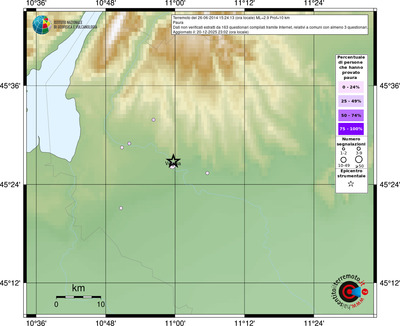 Mappa comuni con almeno 3 questionari