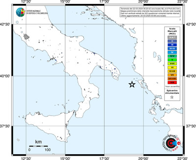 Mappa MCS - territori delle località