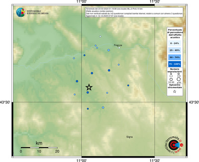 Mappa comuni con almeno 3 questionari
