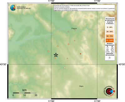 Mappa comuni con almeno 3 questionari