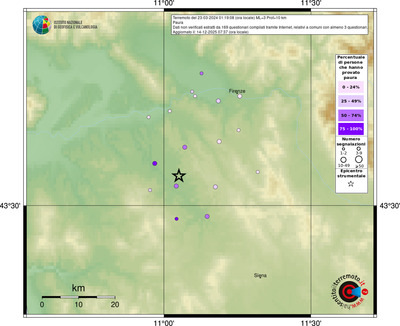 Mappa comuni con almeno 3 questionari