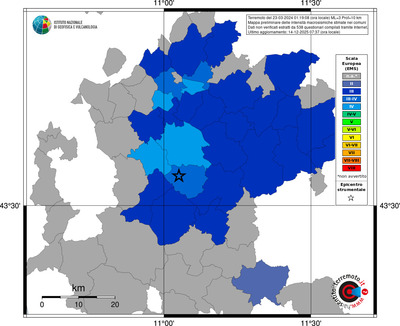 Mappa EMS - territori comuni
