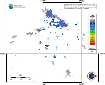 Mappa MCS - territori località