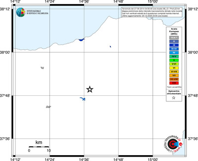 Mappa EMS - territori località