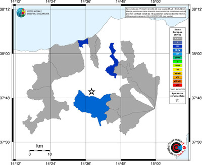 Mappa EMS - territori comuni