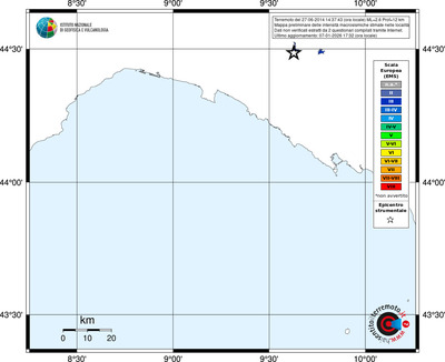 Mappa EMS - territori località