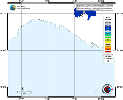 Mappa EMS - territori comuni
