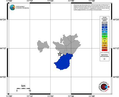 Mappa EMS - territori comuni