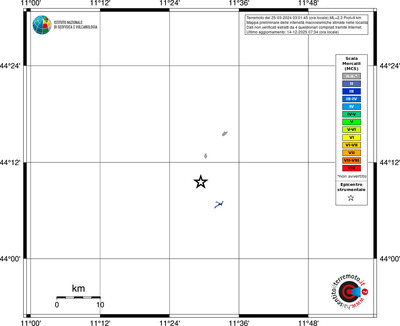 Mappa MCS - territori località