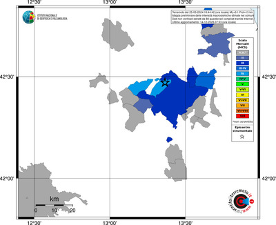 Mappa MCS - territori comuni