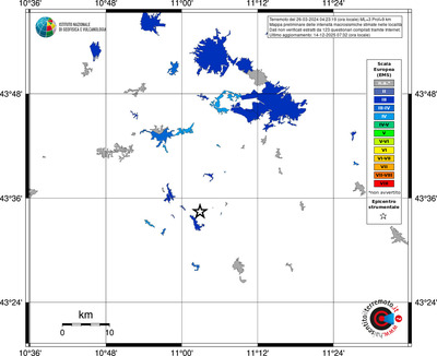 Mappa EMS - territori località