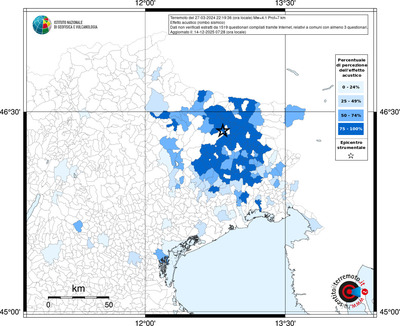 Mappa territorio comunale con almeno 3 questionari