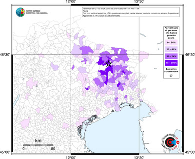 Mappa territorio comunale con almeno 3 questionari